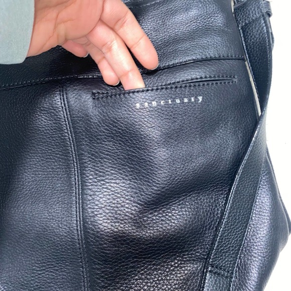 Sanctuary Day-2-Day Black Leather Backpack
